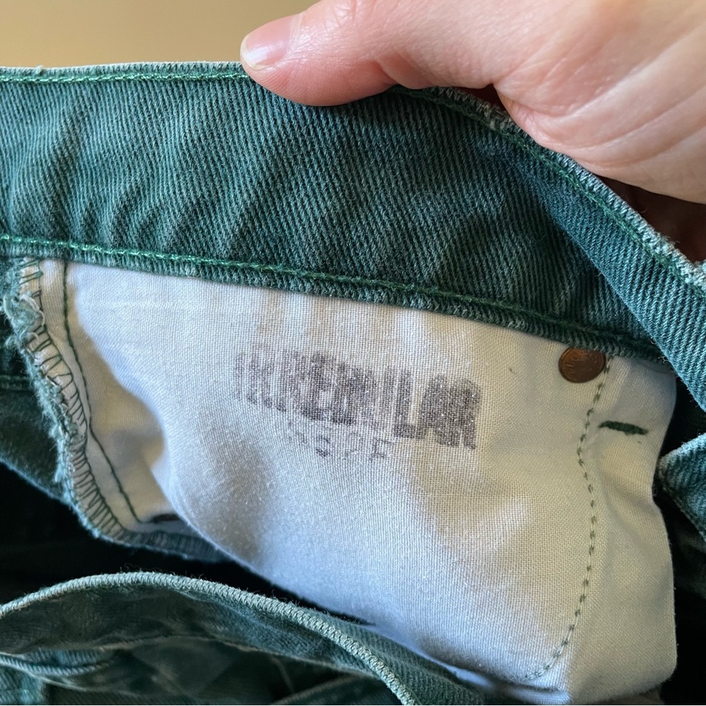 Men’s Green Relaxed Fit Levis 550 Jeans Size 30x34 - Picture 9 of 10